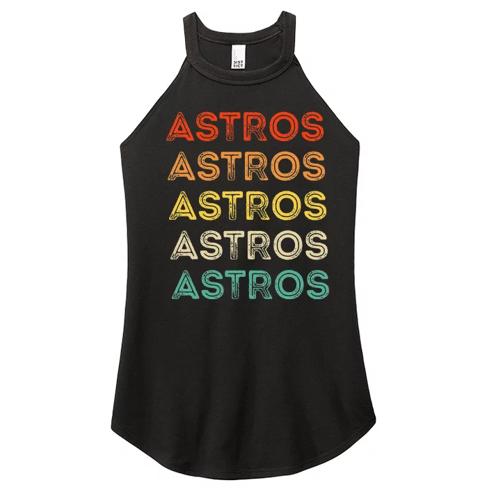 astros Women’s Perfect Tri Rocker Tank