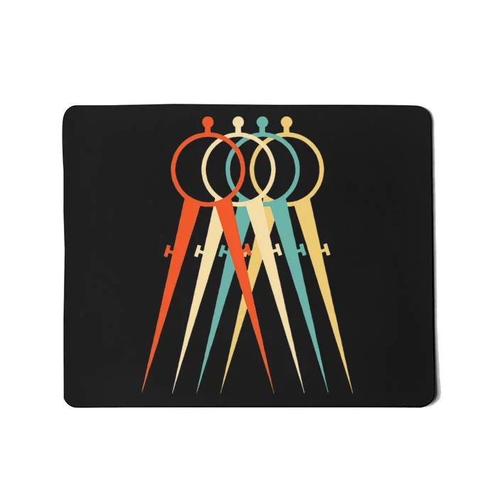 Architect Architecture Students Vintage Retro Mousepad