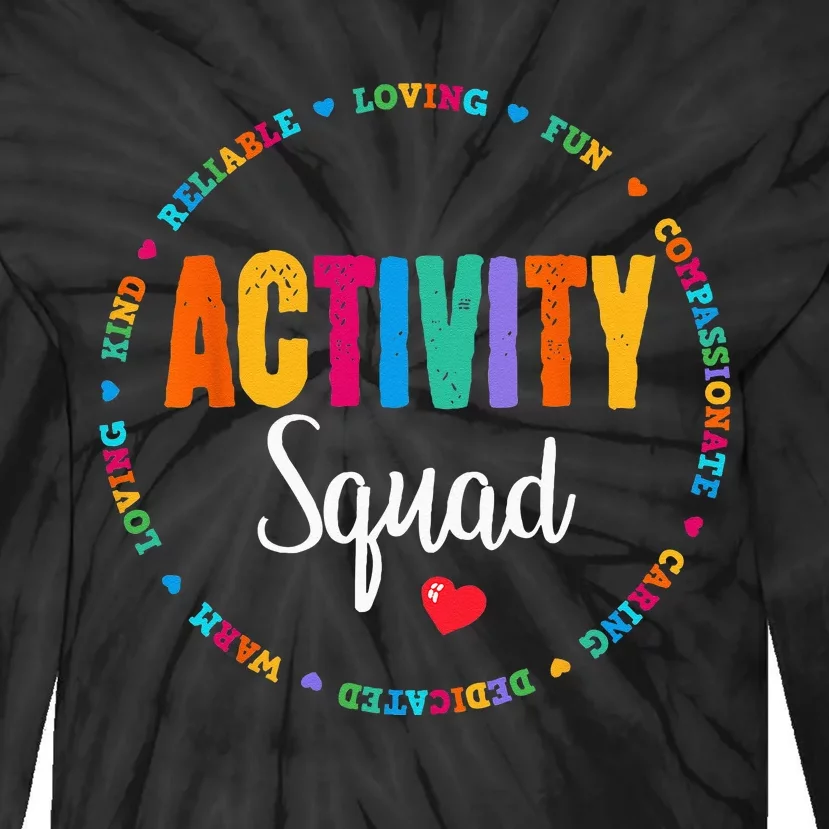 Activity Assistant Squad Team Professionals Week Director Tie-Dye Long Sleeve Shirt