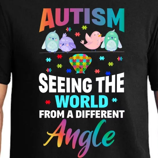 Autism Awareness Seeing The World From A Different Angle Gift Pajama Set