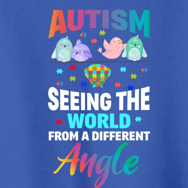 Autism Awareness Seeing The World From A Different Angle Gift Toddler T-Shirt