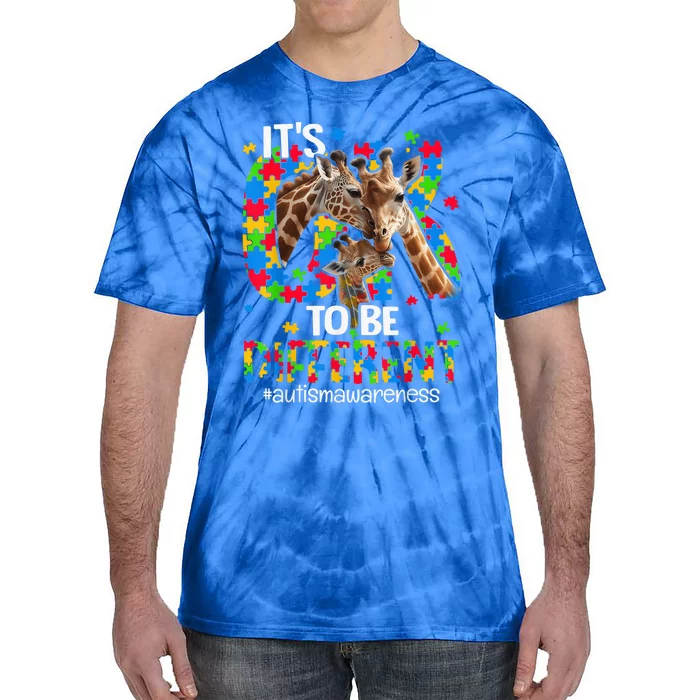 Autism Awareness Shirts Wo Teacher Its Ok To Be Different Tie-Dye T-Shirt