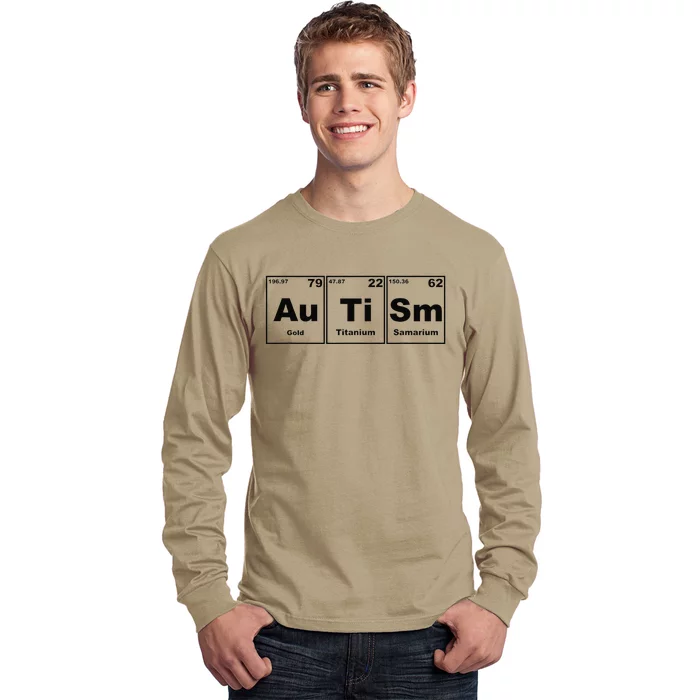 Autism Awareness Support Women, Autism Periodic Table Long Sleeve Shirt