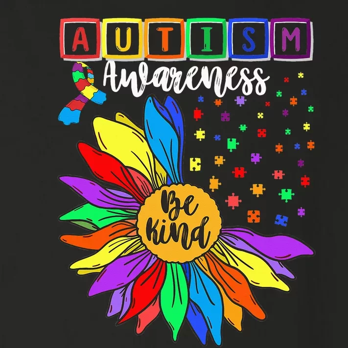 Autism Awareness Sunflower Choose Kindness Autism Mom Toddler Long Sleeve Shirt