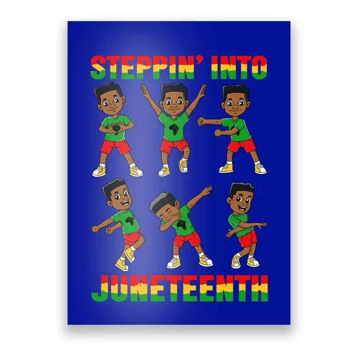 African American Stepping Into Junenth 1865 Gift Poster