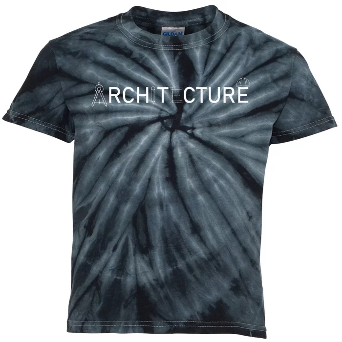 Architecture Architect Student Future Architect Outfit Kids Tie-Dye T-Shirt