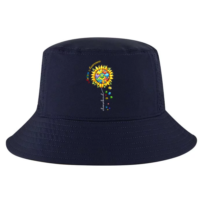 Autism Awareness Sunflower Choose Kind Autism Mom Gift Cool Comfort Performance Bucket Hat