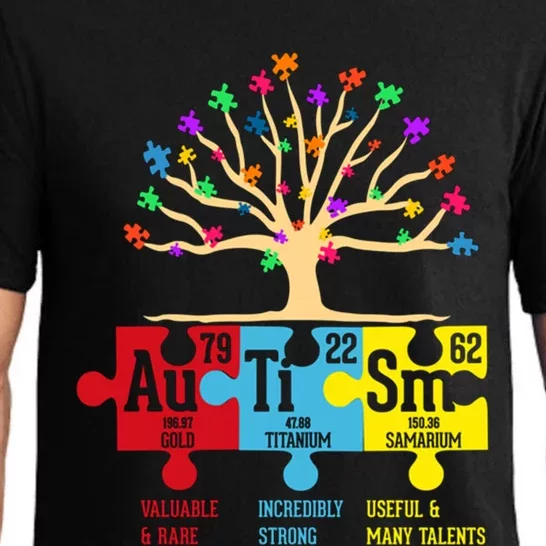 Autism Awareness Support Autism Periodic Table Gift Pajama Set