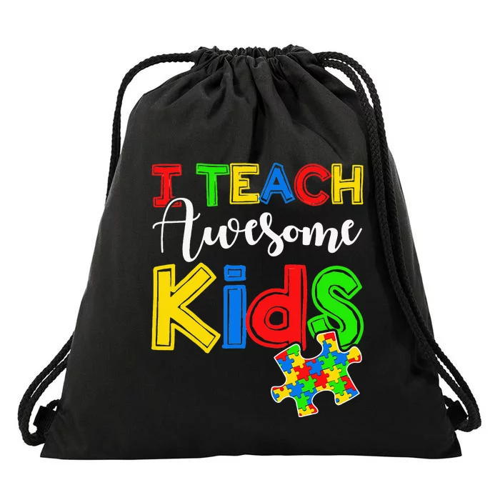 Autism Awareness Special ED Teacher Gifts Drawstring Bag