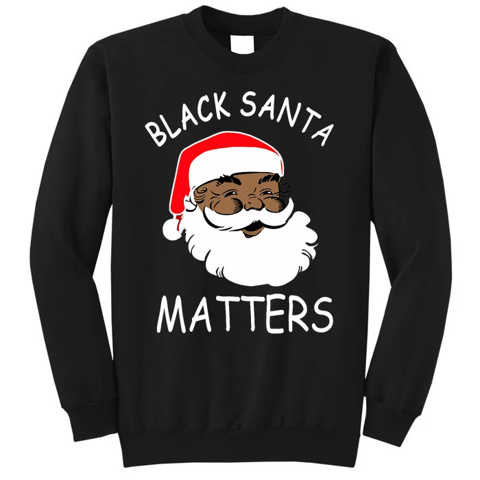 African American Santa Black Matters Christmas Pajama Family Sweatshirt