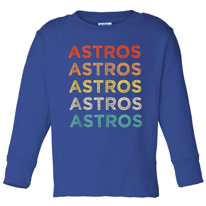 Astros Toddler Long Sleeve Shirt