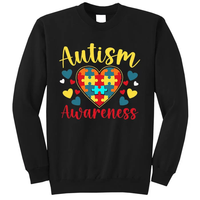 Autism Awareness Support Care Acceptance Ally Sweatshirt