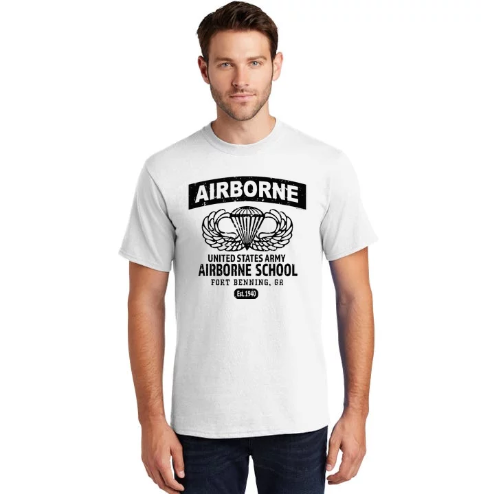 Army Airborne School Fort Benning Ga Tall T-Shirt