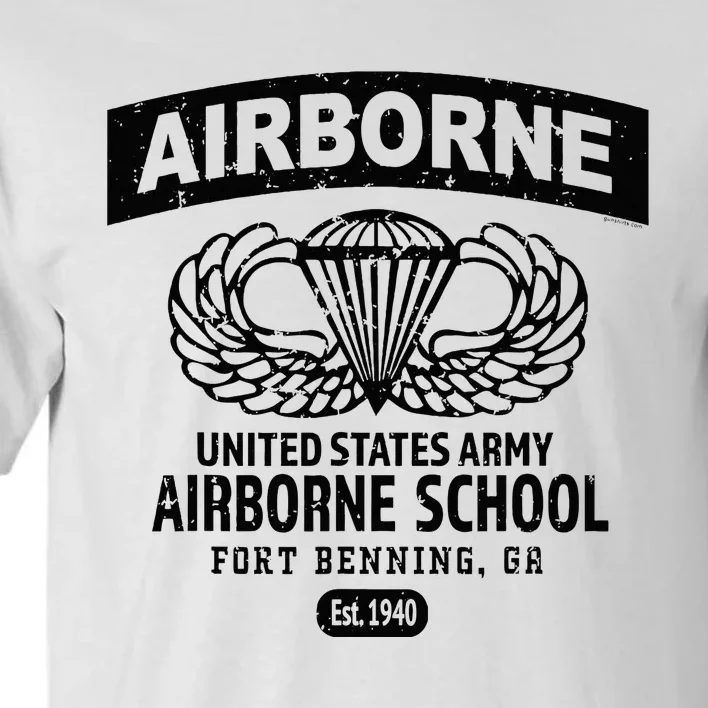 Army Airborne School Fort Benning Ga Tall T-Shirt