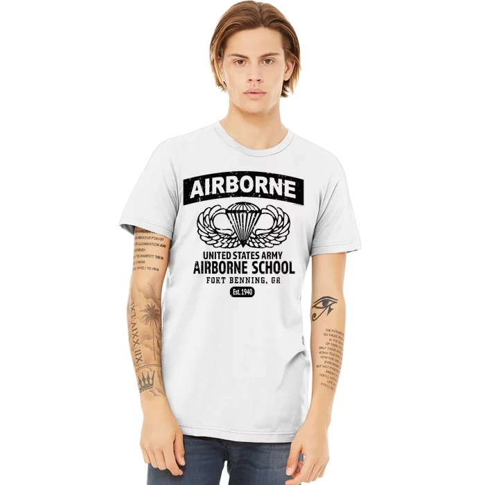 Army Airborne School Fort Benning Ga Premium T-Shirt