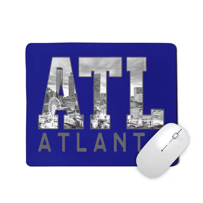 Atl Atlanta Skyline Georgia Est. 1847 Souvenir Mousepad