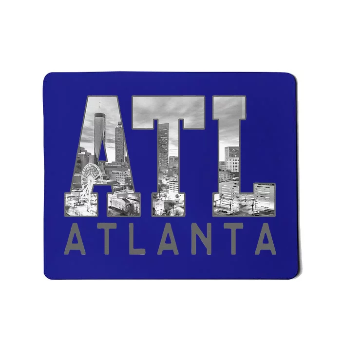 Atl Atlanta Skyline Georgia Est. 1847 Souvenir Mousepad