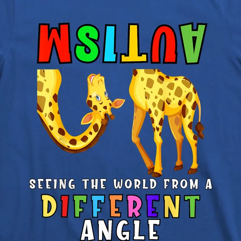 Autism Awareness Seeing The Giraffe World View T-Shirt