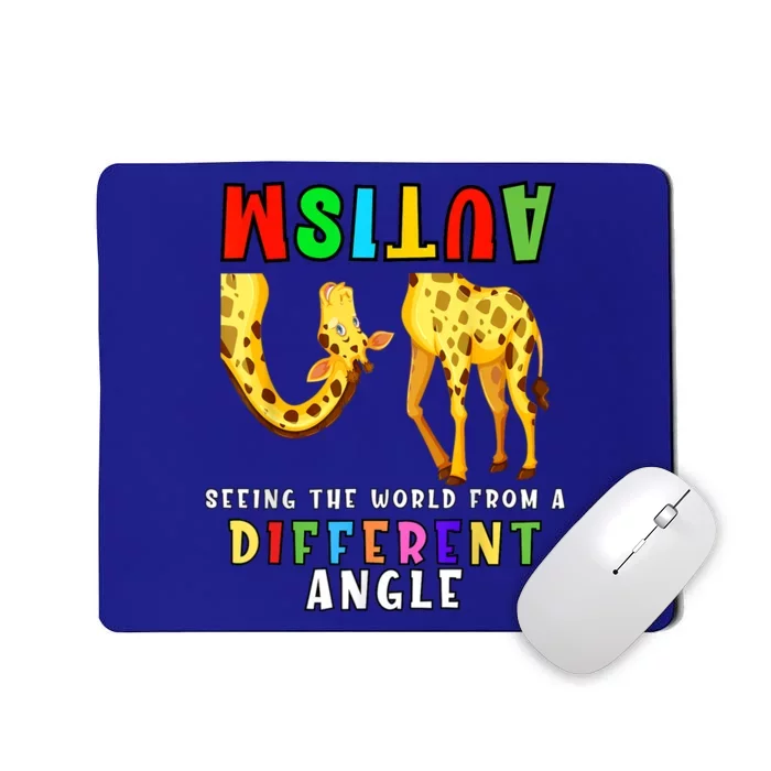 Autism Awareness Seeing The Giraffe World View Mousepad