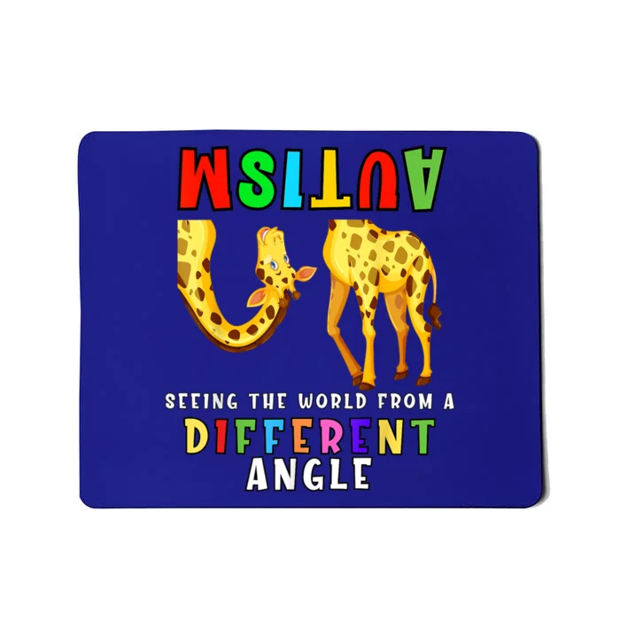 Autism Awareness Seeing The Giraffe World View Mousepad