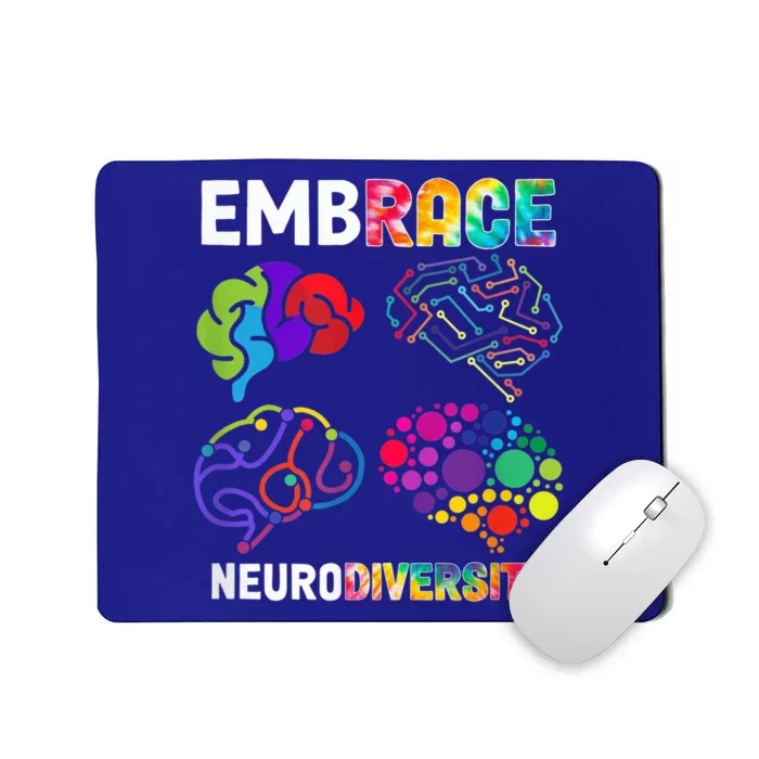 Autism Awareness Shirt Embrace Neurodiversity Gifts for Mom Mousepad