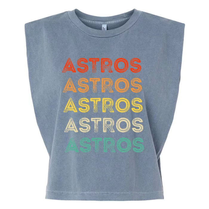 astros Garment-Dyed Women's Muscle Tee