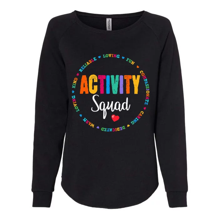 Activity Assistant Squad Team Professionals Week Director Womens California Wash Sweatshirt