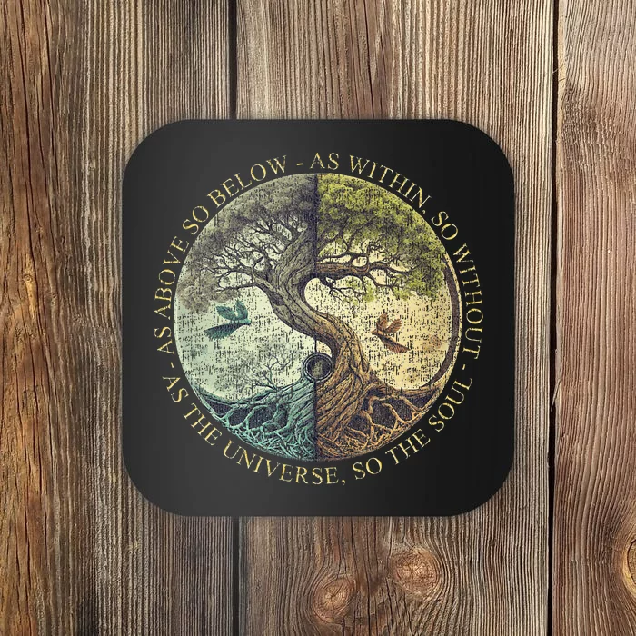 As Above So Below As Within So Without Tree Coaster