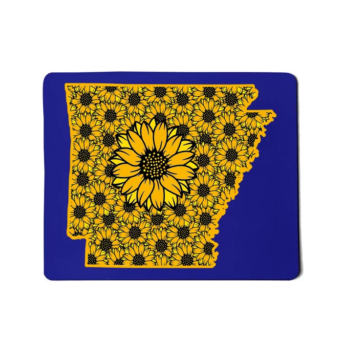 Arkansas America Summer Sunflower Flower Floral Art Nature Gift Mousepad