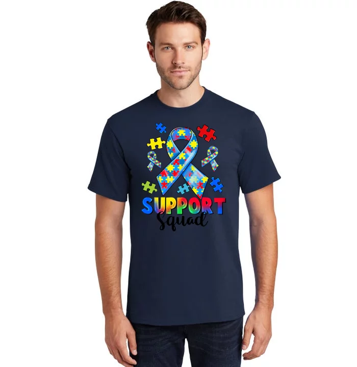 Autism Awareness Support Squad Tall T-Shirt