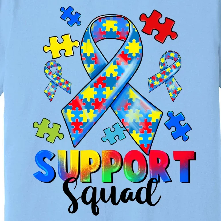 Autism Awareness Support Squad Premium T-Shirt