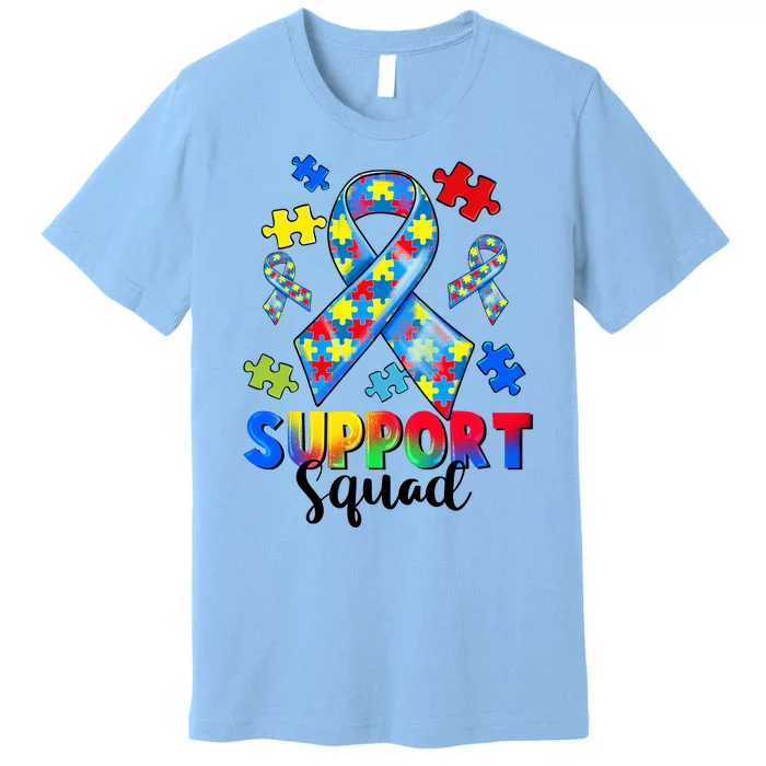 Autism Awareness Support Squad Premium T-Shirt