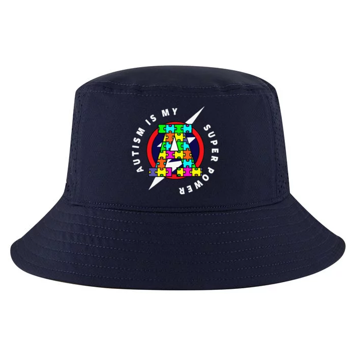 AUTISM, AUTISM SUPERHERO, AUTISM SUPERPOWER Cool Comfort Performance Bucket Hat