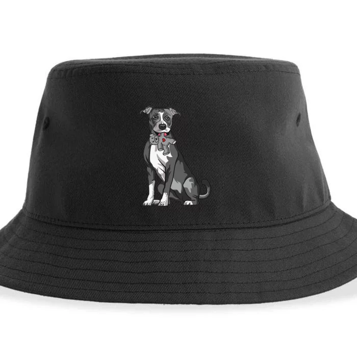 Amstaff American Staffordshire Terrier Sustainable Bucket Hat