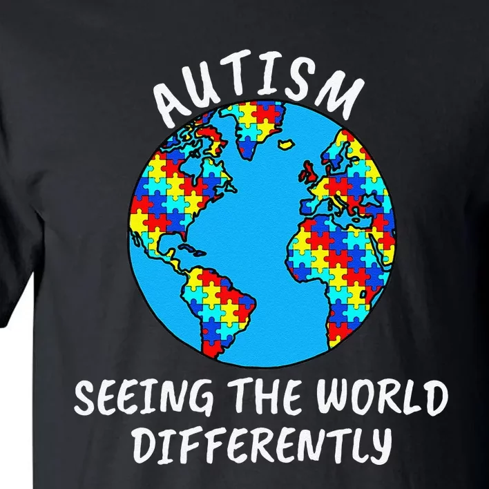 Autism Awareness See World Differently Tall T-Shirt