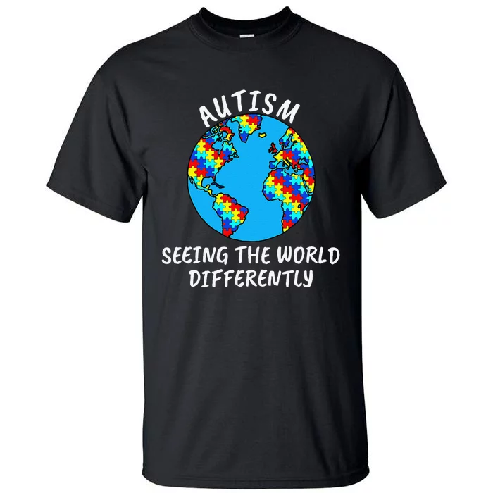 Autism Awareness See World Differently Tall T-Shirt