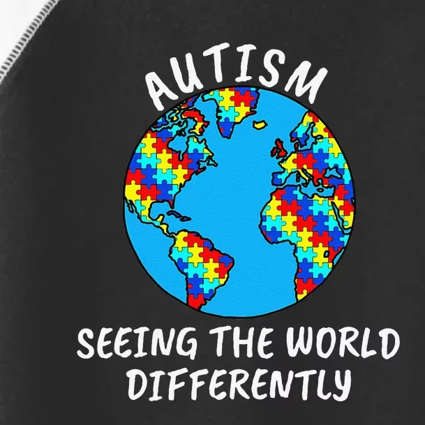 Autism Awareness See World Differently Toddler Fine Jersey T-Shirt