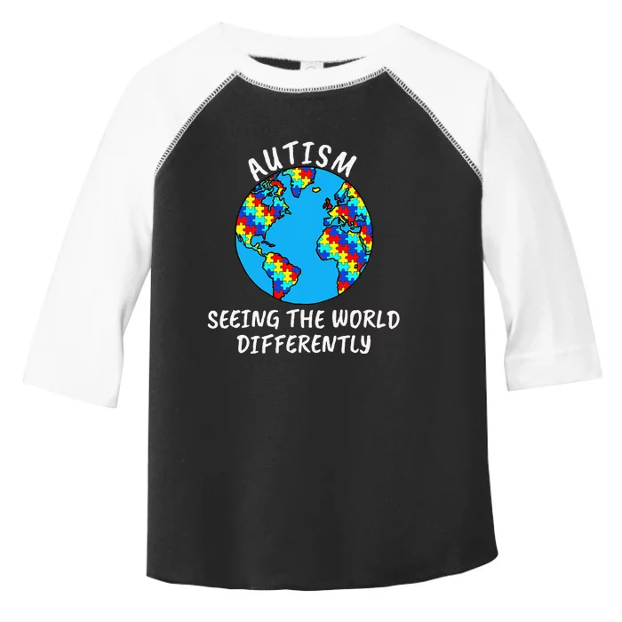 Autism Awareness See World Differently Toddler Fine Jersey T-Shirt