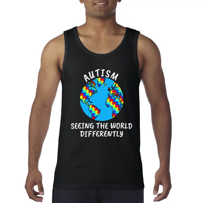 Autism Awareness See World Differently Tank Top