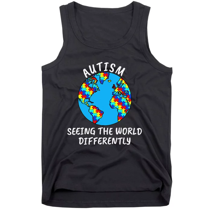 Autism Awareness See World Differently Tank Top