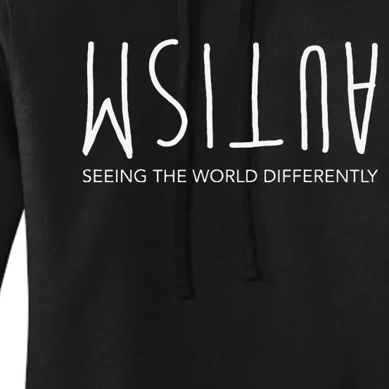 Autism Awareness Seeing The World Differently Cute Women's Pullover Hoodie