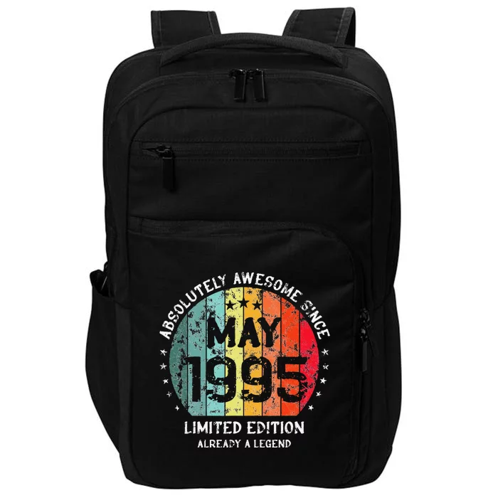 Absolutely Awesome Since May 1995 Man Woman Birthday Impact Tech Backpack