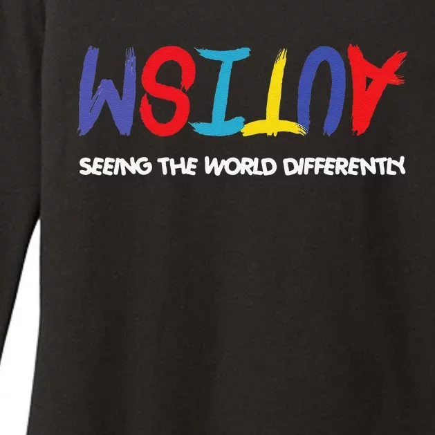 Autism Awareness Seeing The World Differently Womens CVC Long Sleeve Shirt