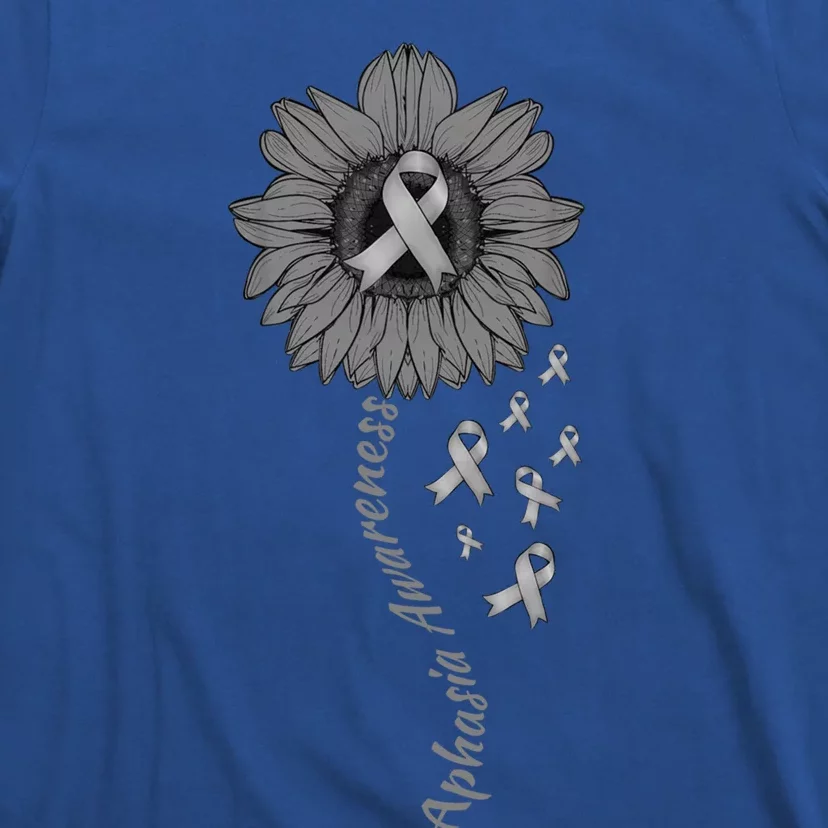 Aphasia Awareness Sunflower Gift T-Shirt