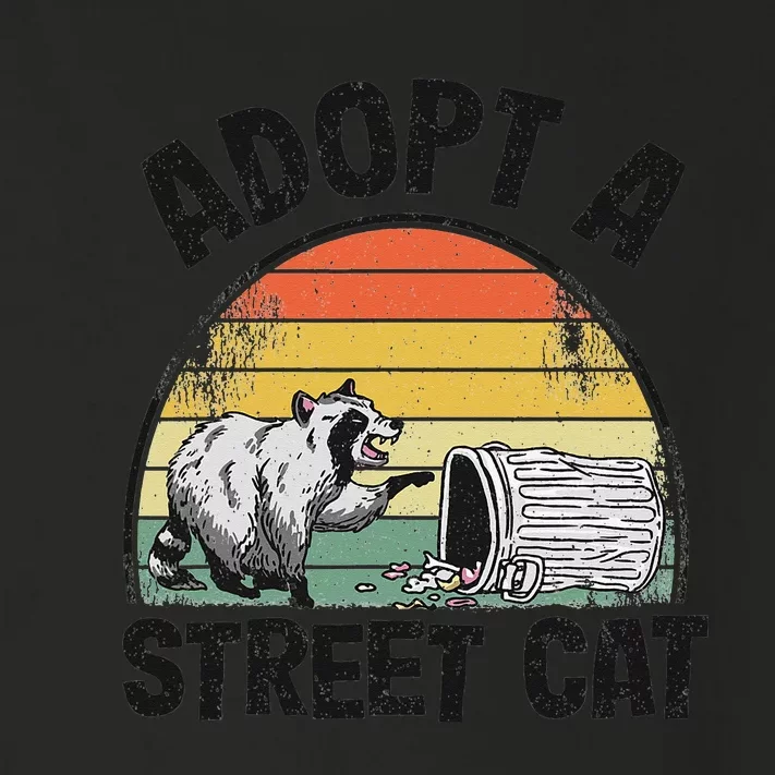 Adopt A Street Cat Funny Raccoon Toddler Long Sleeve Shirt