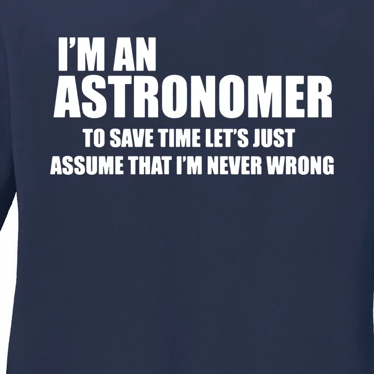 Astronomer Ladies Long Sleeve Shirt