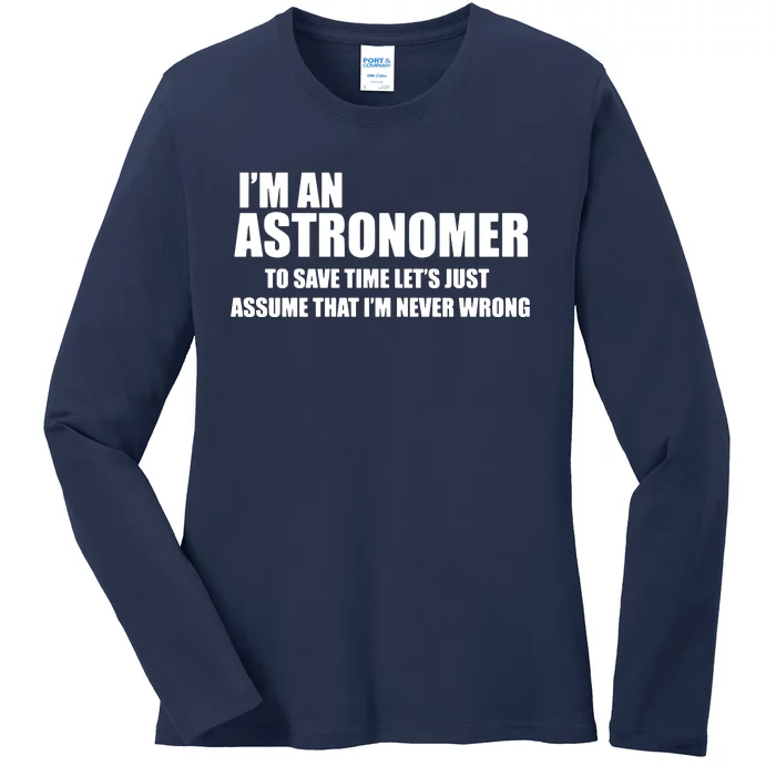 Astronomer Ladies Long Sleeve Shirt