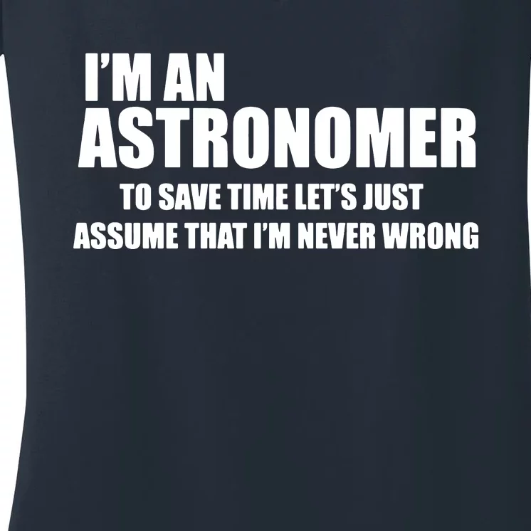 Astronomer Women's V-Neck T-Shirt