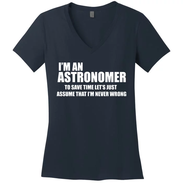 Astronomer Women's V-Neck T-Shirt