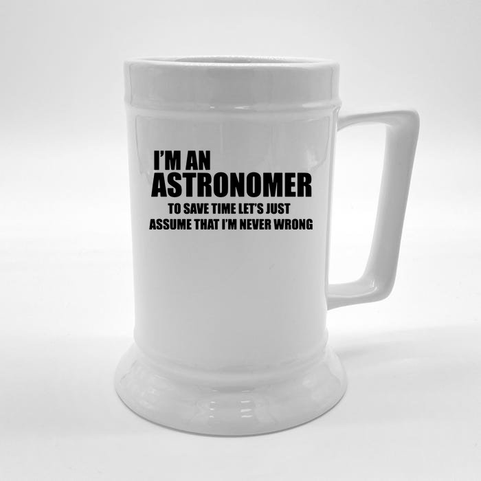 Astronomer Front & Back Beer Stein